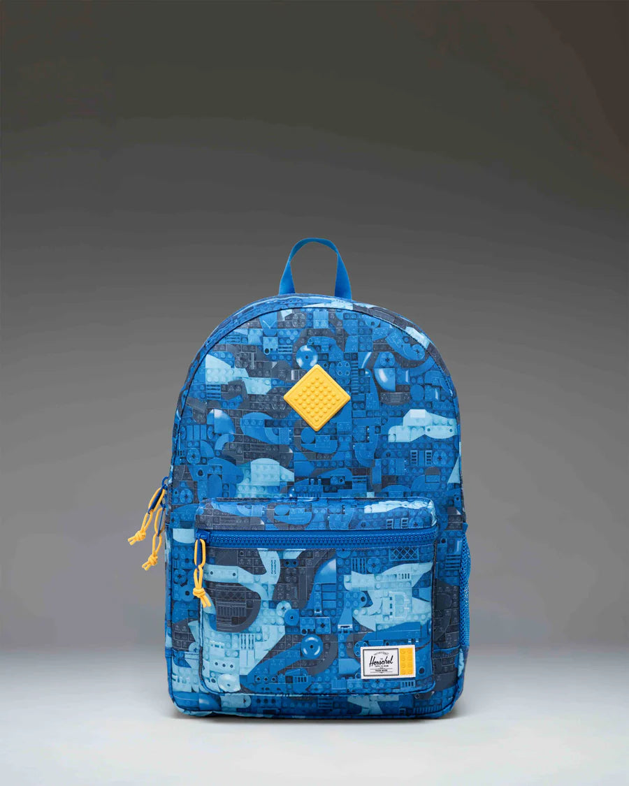 LEGO® Herschel Heritage™ Youth Backpack - Abstract Bricks Blue