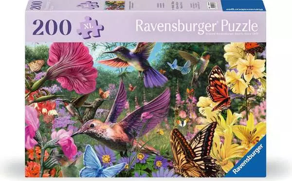 Hummingbirds & Butterflies 200 Pc Puzzle