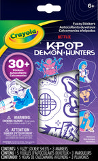 Crayola Fuzzy Stickers - KPop Demon Hunters