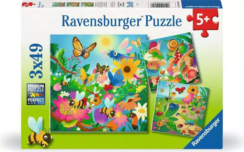 Bugs, Bugs, Bugs 3x49pc Puzzle