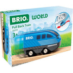 BRIO World Pull Back Train - Toy Train for Kids Aged 3 Years Up