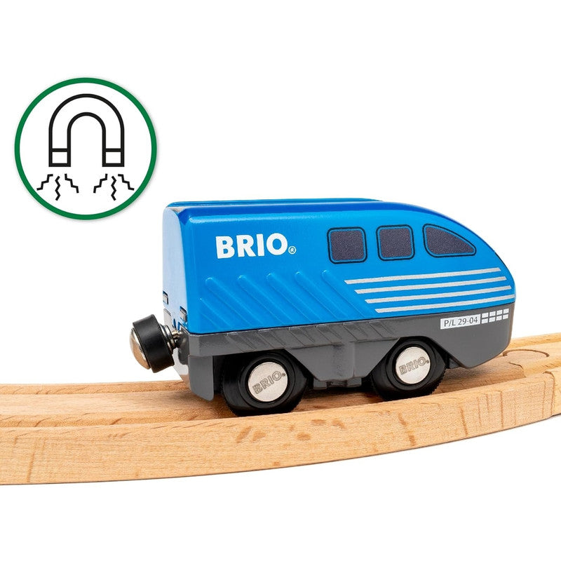 BRIO World Pull Back Train - Toy Train for Kids Aged 3 Years Up