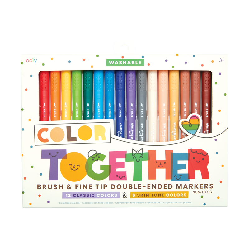 Color Together: Brush & Fine Tip Double-Ended Mark
