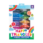 Happy Triangles: Jumbo Crayons
