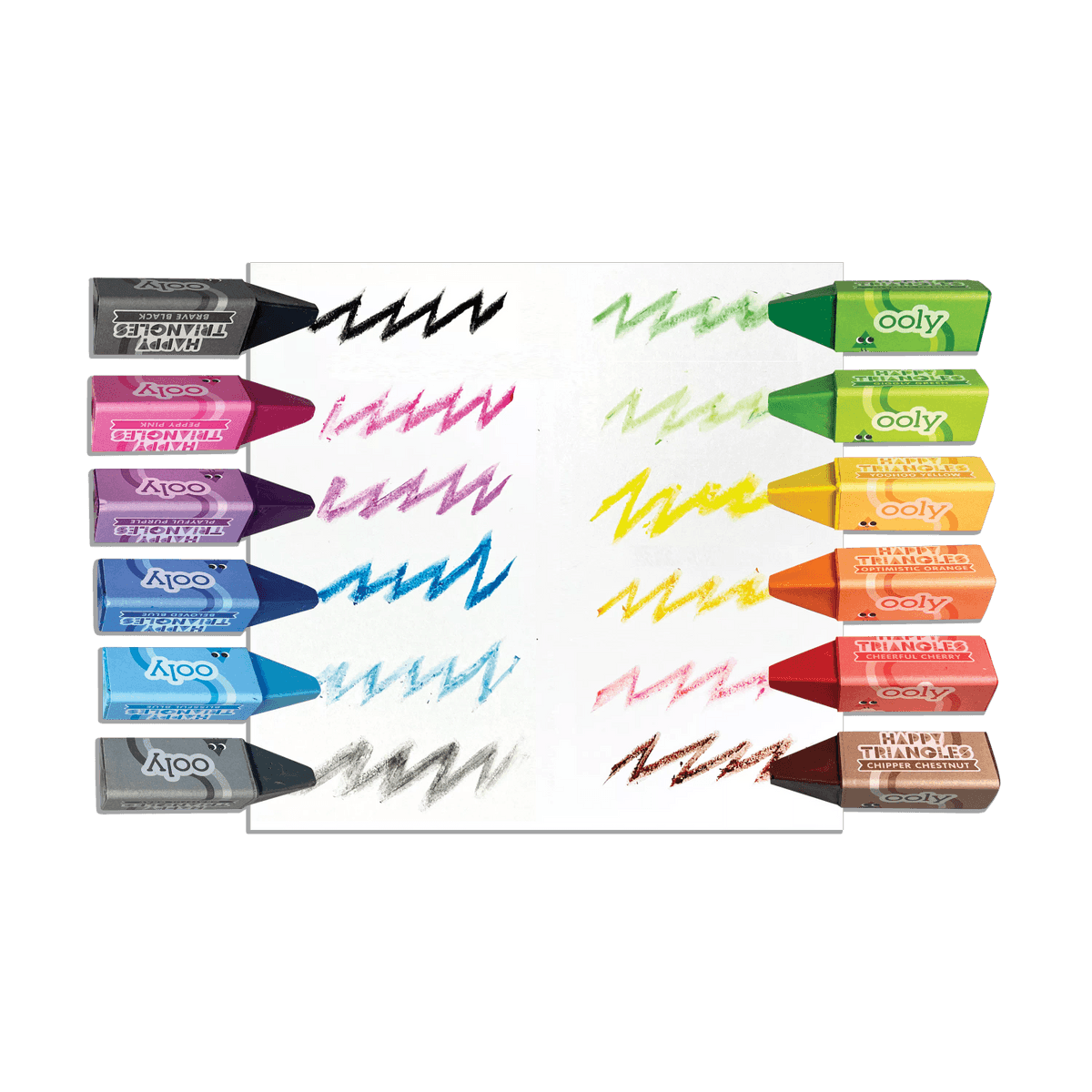 Happy Triangles: Jumbo Crayons