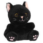 Aurora Palm Pals Twilight Black Cat 5 inch plush