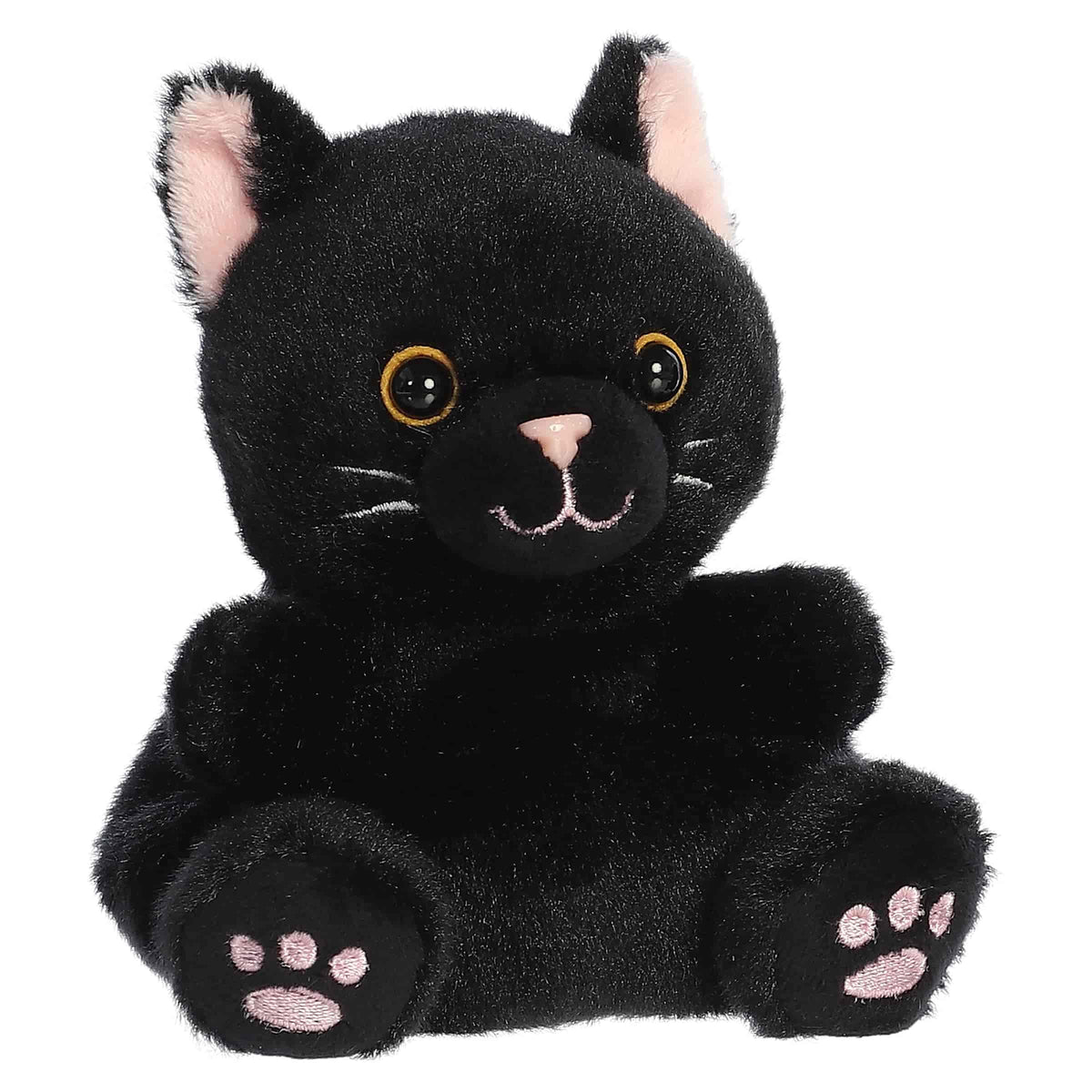 Aurora Palm Pals Twilight Black Cat 5 inch plush