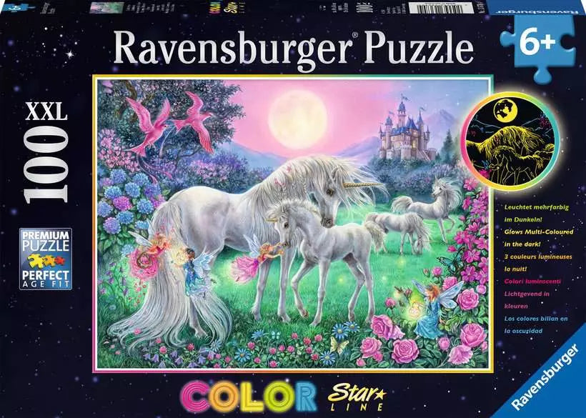 Unicorns in the Moonlight 300pc Puzzle