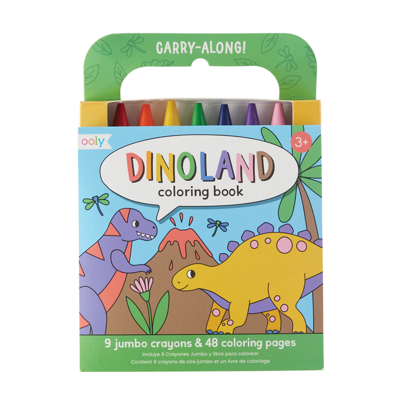 Carry Along Dinoland Colouring Book