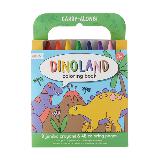 Carry Along Dinoland Colouring Book