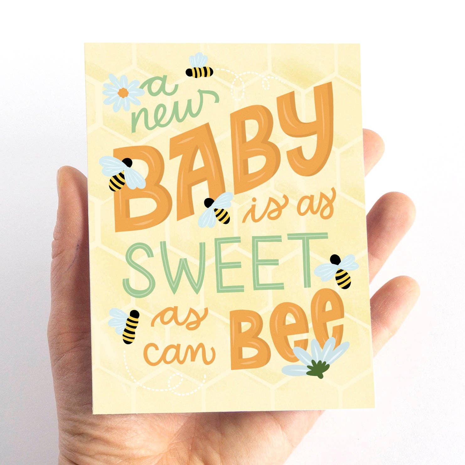 Bumble Bee New Baby Card