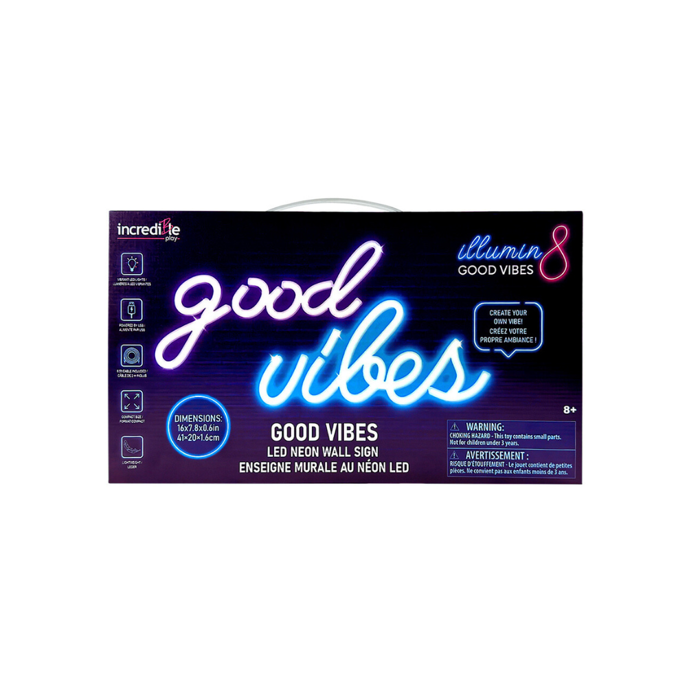 Illumin8 Good Vibes Neon LED Sign