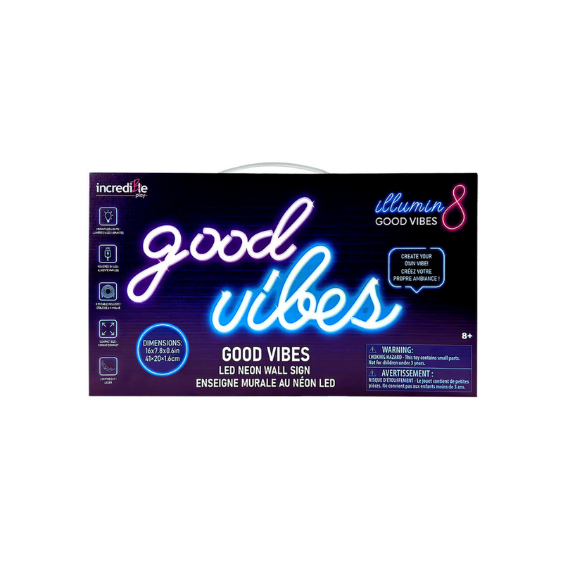 Illumin8 Good Vibes Neon LED Sign