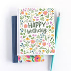 Eye Spy Flower Birthday Card