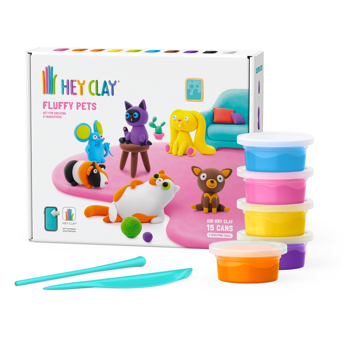 Clay Set - Fluffy Pets