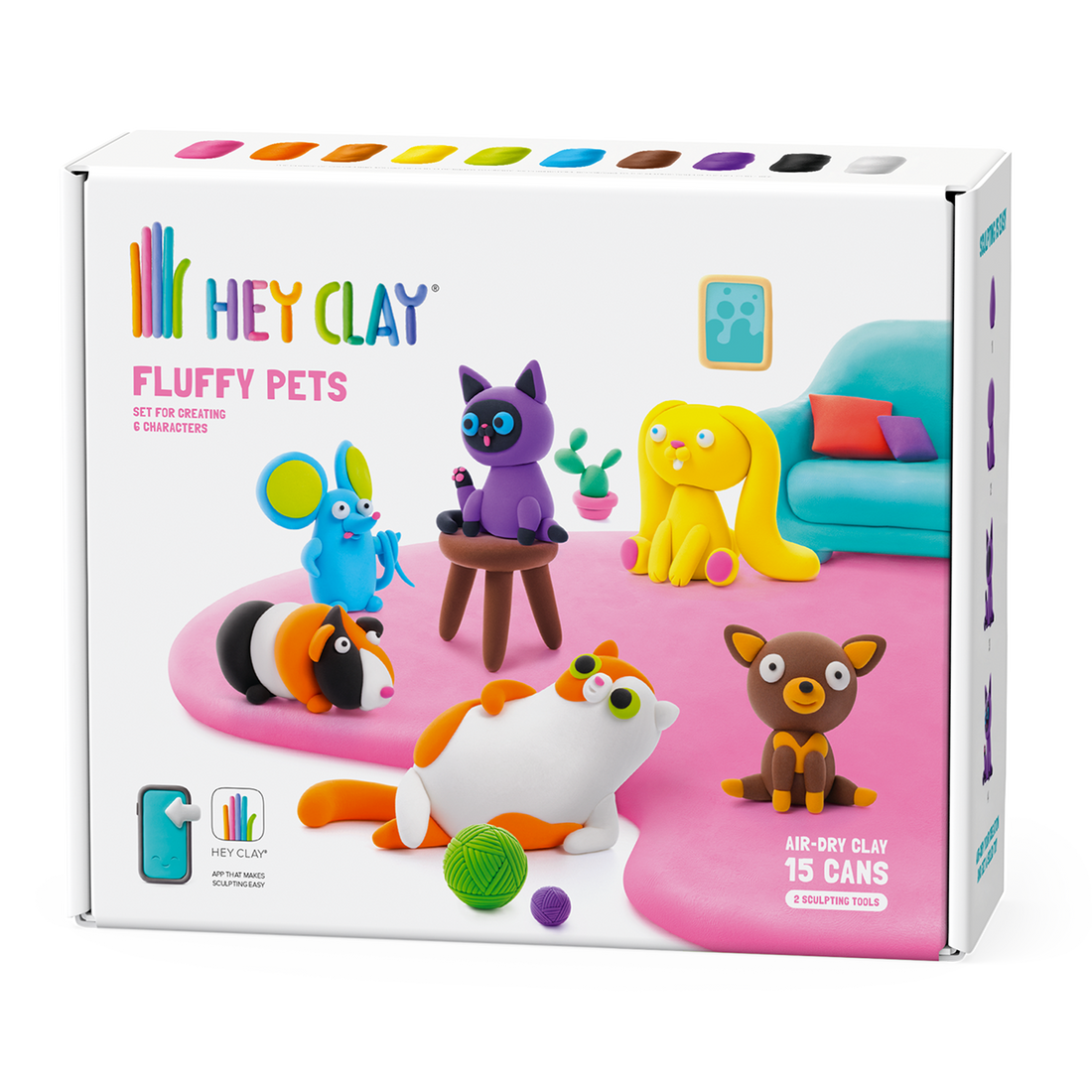 Clay Set - Fluffy Pets