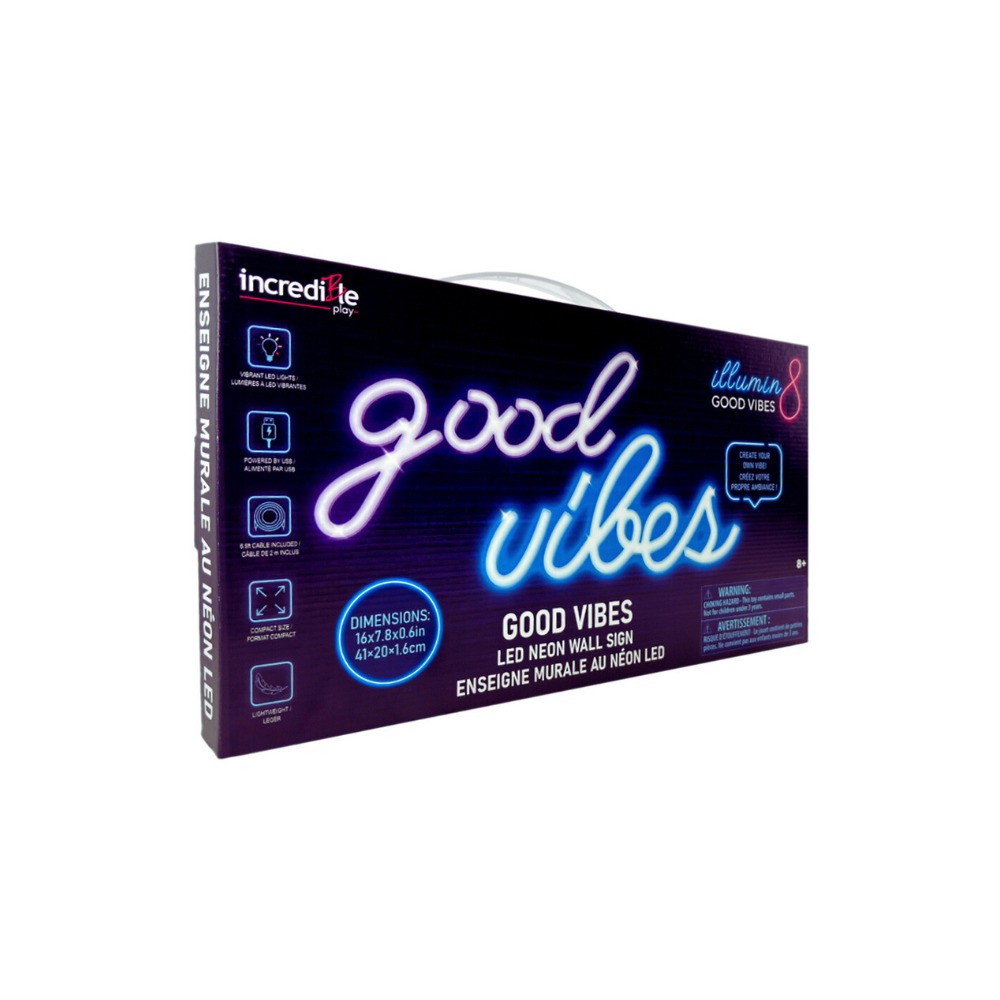 Illumin8 Good Vibes Neon LED Sign
