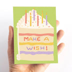 Make a Wish Birthday Cake Card