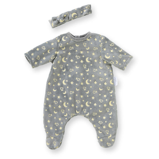 Outfit 12" - Pajamas Glow in The Dark & headband