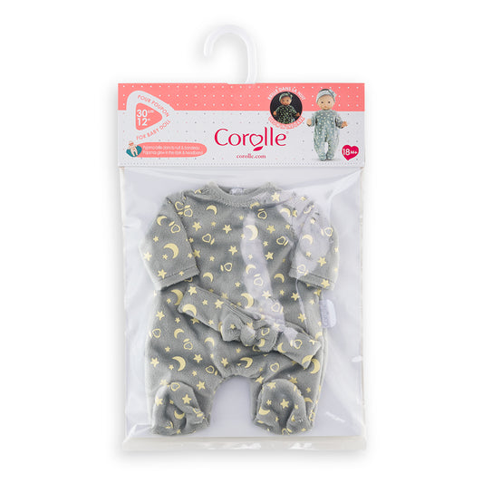 Outfit 12" - Pajamas Glow in The Dark & headband