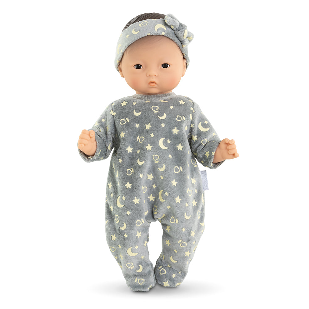 Outfit 12" - Pajamas Glow in The Dark & headband