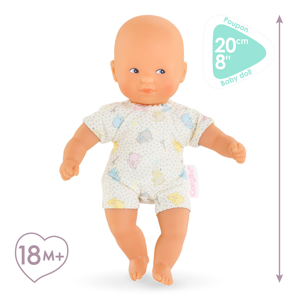 Mon Premier Poupon - Mini Calin - Bunnies Blue Eyes 8"