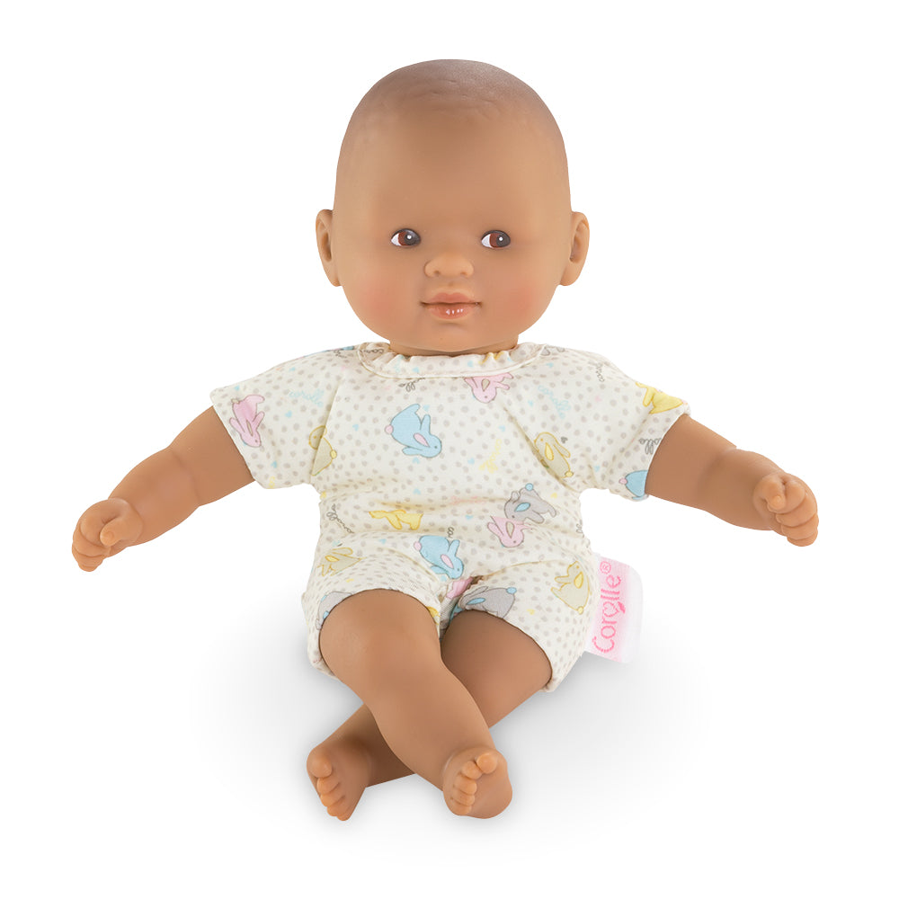 Mon Premier Poupon - Mini Calin - Bunnies Brown Eyes 8"
