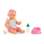 Corolle Emma drink and wet bath baby 14 inch