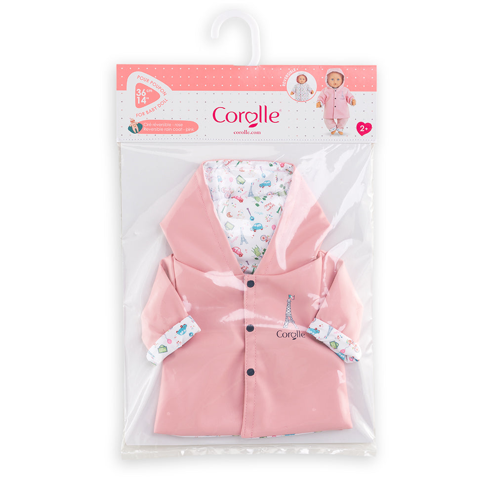 Corolle 14 inch Reversible Rain Coat