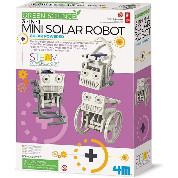 3-in-1 Solar Robot