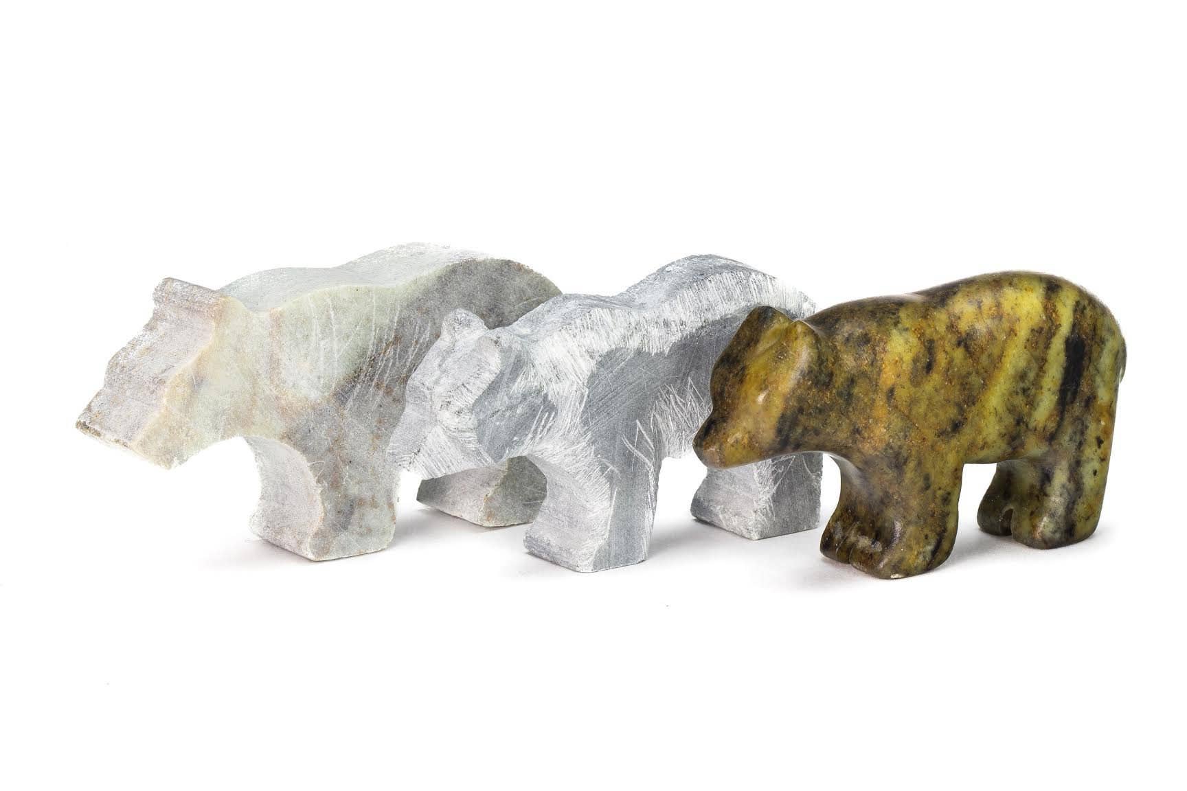 Bear Soapstone Carving Kit