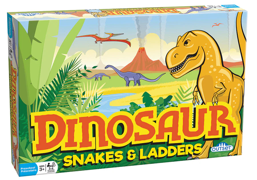 Dinosaur Snakes and Ladders - Retro