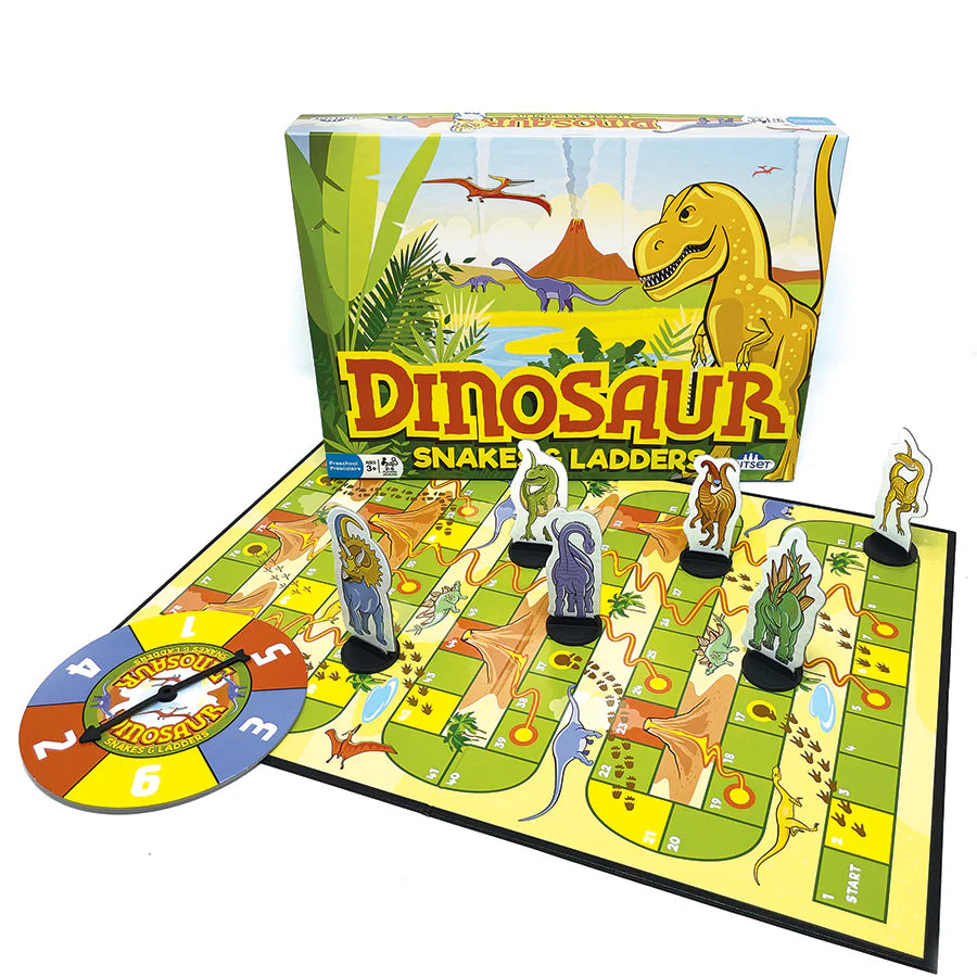 Dinosaur Snakes and Ladders - Retro