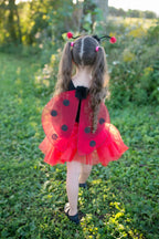 Glitter Ladybug Tutu With Wings & Headband
