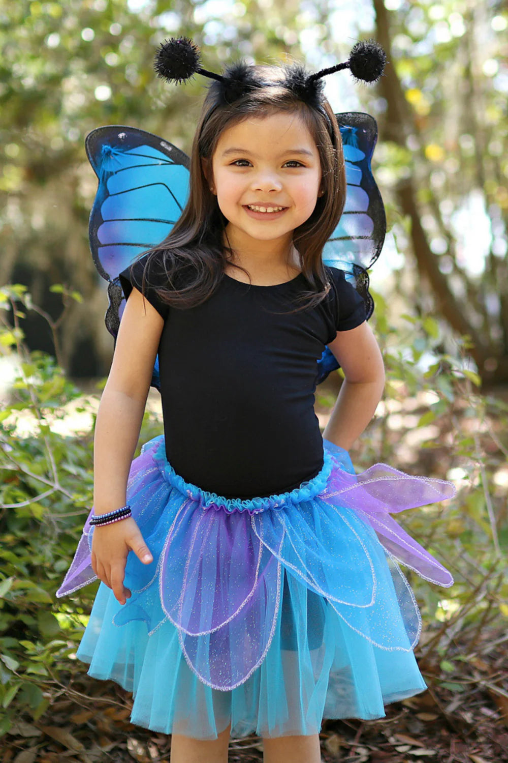 Midnight Butterfly Tutu With Wings & Headband
