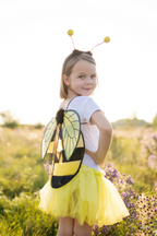 Glitter Bumblebee Tutu With Wings & Headband