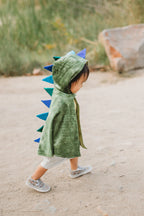 Dragon Baby Cape, Green/Blue, Size 12-24m