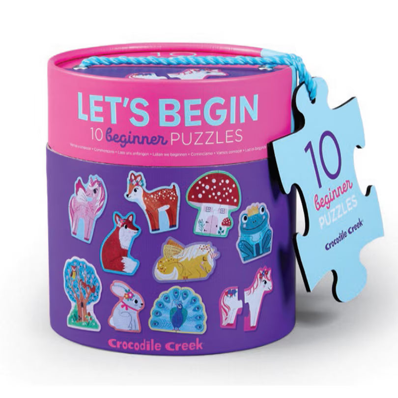 Let's Begin 2-Piece Canister Puzzle - Unicorn