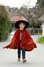 Autum Embers Wizard Cape and Hat