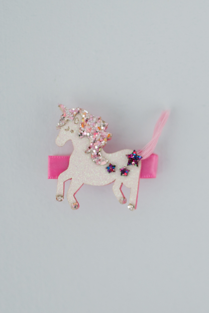 Boutique Tassy Tail Unicorn Haiclip