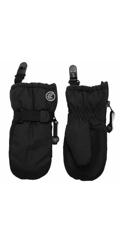 Calikids Waterproof Mitten with Cuff Clip Black