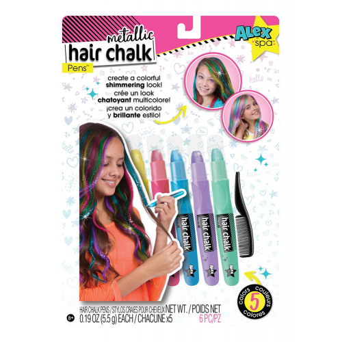 Alex - Spa - Metallic Hair Chalk Pens