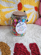 DIY Bead Jar Multicoloured