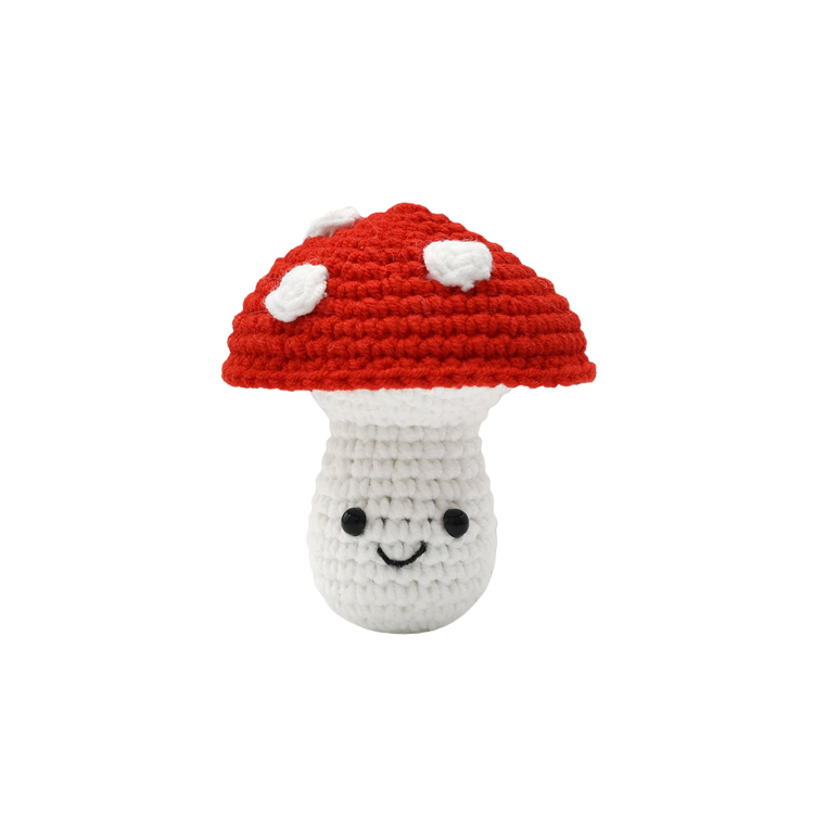 Mini Mushroom DIY Crochet Keyring Kit