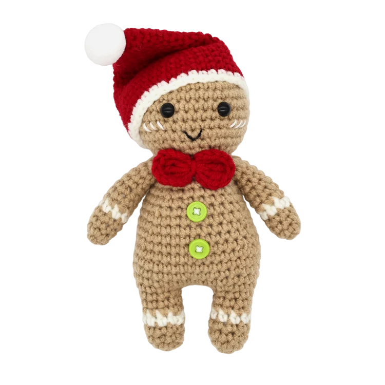 Gingerbread Man DIY Crochet Kit