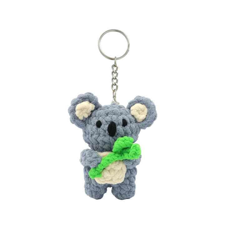 Plushy Yarn Keychain Kit - Koala