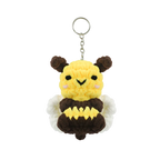 Plushy Yarn Keychain Kit - Bee