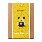 Plushy Yarn Keychain Kit - Bee