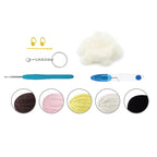 Plushy Yarn Keychain Kit - Bee