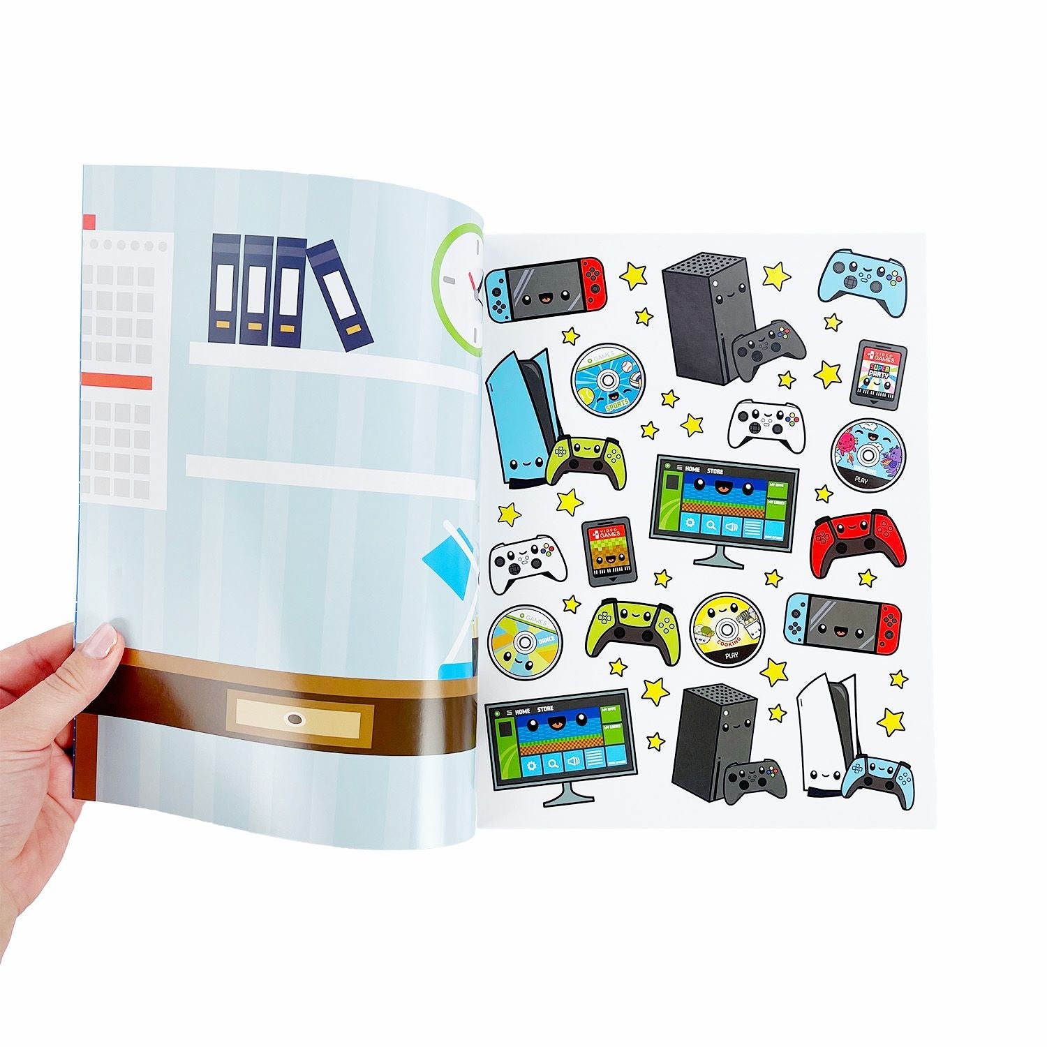 Draw-Along Gaming Stickers